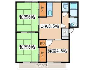 アリスハイム３番館の物件間取画像